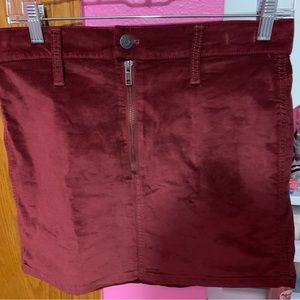 Madewell Straight Denim Stretch Mini Skirt. Size 26. NWOT. Very soft.